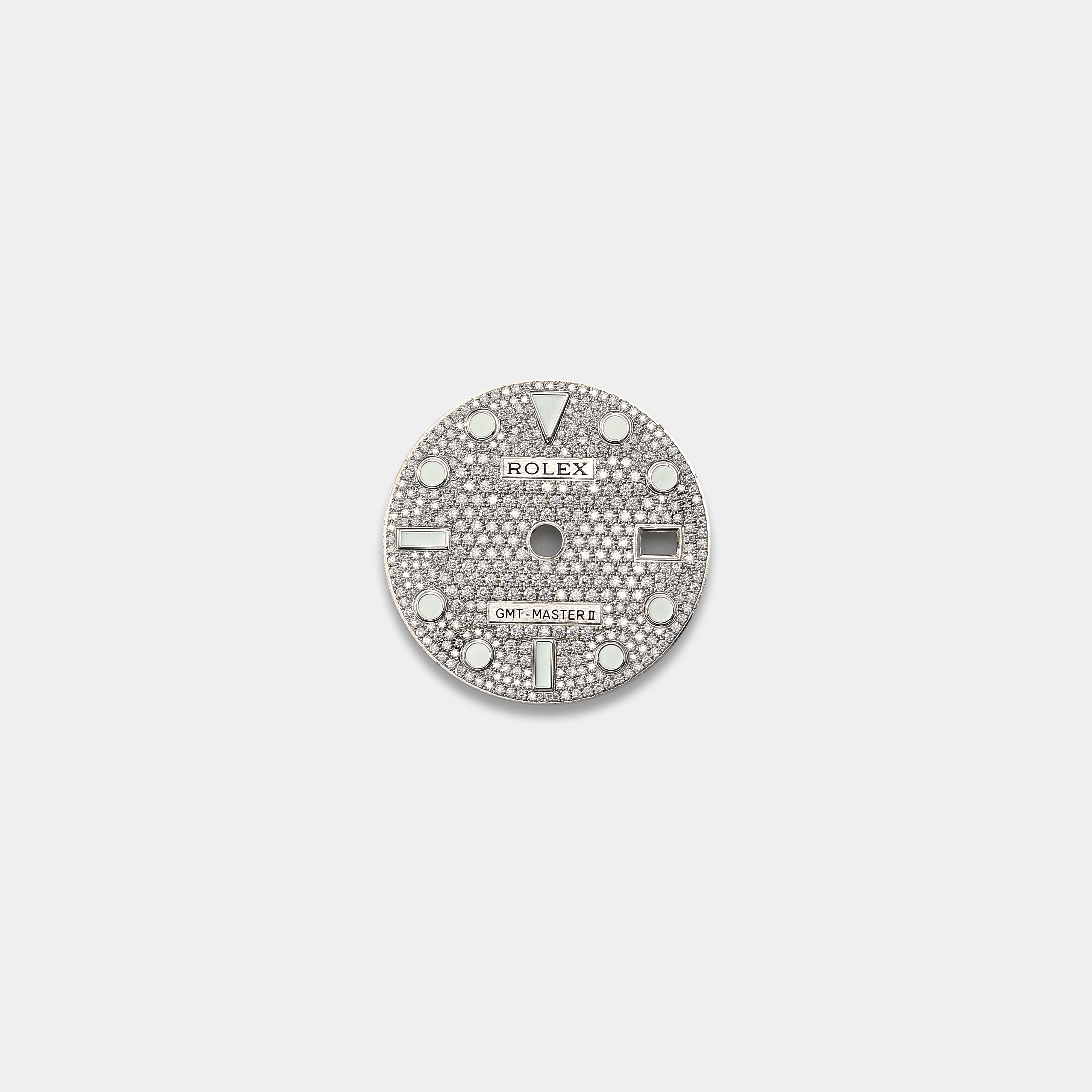  롤렉스 GMT-Master II 커스텀다이얼 풀파베 다이얼 화이트골드용