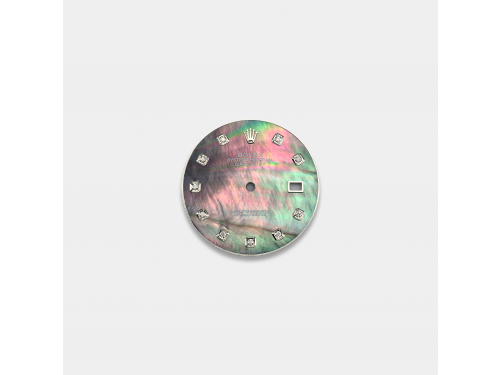롤렉스 데이트저스트 36mm 커스텀다이얼 흑자개(Tihitian MOP) 8p 다이아 인덱스(3135)