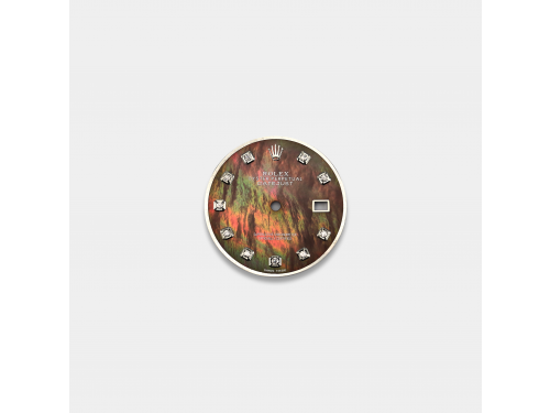 롤렉스 데이트저스트 36mm 커스텀다이얼 브라운 자개(MOP) 8p 다이아 인덱스(3135)