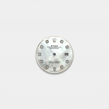 롤렉스 데이트저스트 36mm 커스텀다이얼 백자개(MOP) 8p 다이아 인덱스