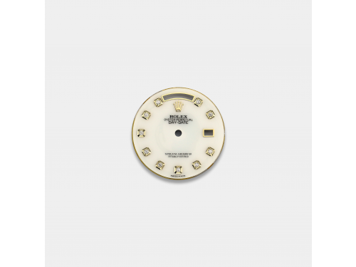 롤렉스 데이데이트 36mm 커스텀다이얼 백자개(MOP) 다이얼 옐로골드용  다이아 인덱스