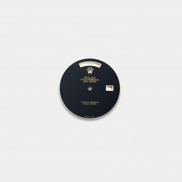 롤렉스 데이데이트 36mm 커스텀다이얼 오닉스(Onyx) 다이얼 옐로골드용 민짜 (블랙)