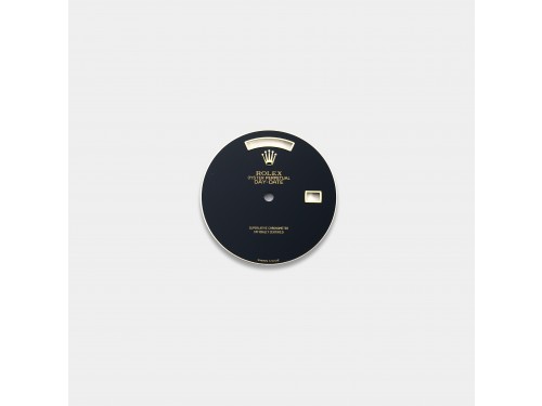 롤렉스 데이데이트 36mm 커스텀다이얼 오닉스(Onyx) 다이얼 옐로골드용 민짜 (블랙)