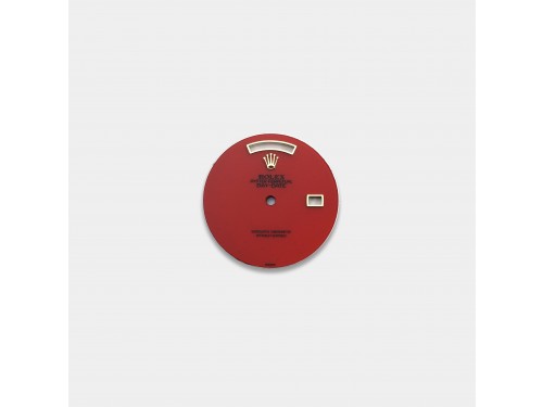롤렉스 데이데이트 36mm 커스텀다이얼 산호(Red Coral) 다이얼 옐로골드용 민짜