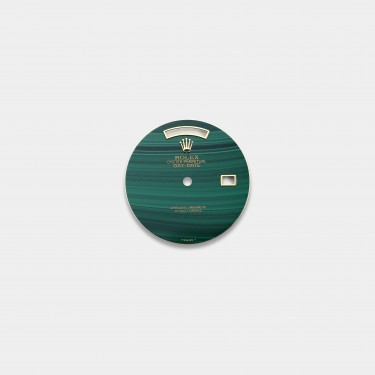 롤렉스 데이데이트 36mm 커스텀다이얼 공작석 (malachite) 옐로골드용 민짜