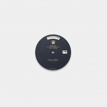 롤렉스 데이데이트 36MM 커스텀다이얼 어벤츄린(Aventurine) 옐로골드용 민짜 블랙