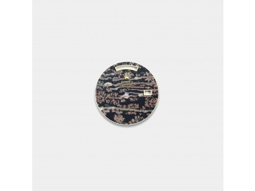 롤렉스 데이데이트 36MM 커스텀다이얼 옵시디안(Snowflake Obsidian) 다이얼 옐로골드용 민짜
