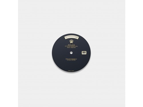 롤렉스 데이데이트 36mm 커스텀다이얼 오닉스(Onyx) 다이얼 옐로골드용 민짜 (블랙)