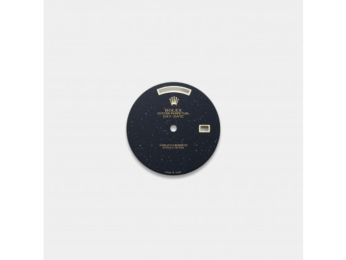 롤렉스 데이데이트 36mm 커스텀다이얼 어벤추린(Aventurine) 다이얼 옐로골드용 민짜 (블랙)