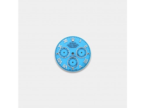 롤렉스 데이토나 커스텀다이얼 터키석(Turquoise) 다이얼 화이트골드용 로만 인덱스(데이토나비치에디션)