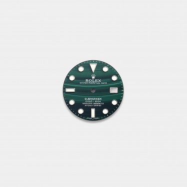 롤렉스 서브마리너 40mm 커스텀다이얼 공작석 (Malachite) 스틸/화이트골드용