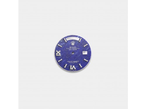 롤렉스 데이데이트 36mm 커스텀다이얼  청금석(Lapis Lazuli) 다이얼 화이트골드용 로만 다이아 인덱스