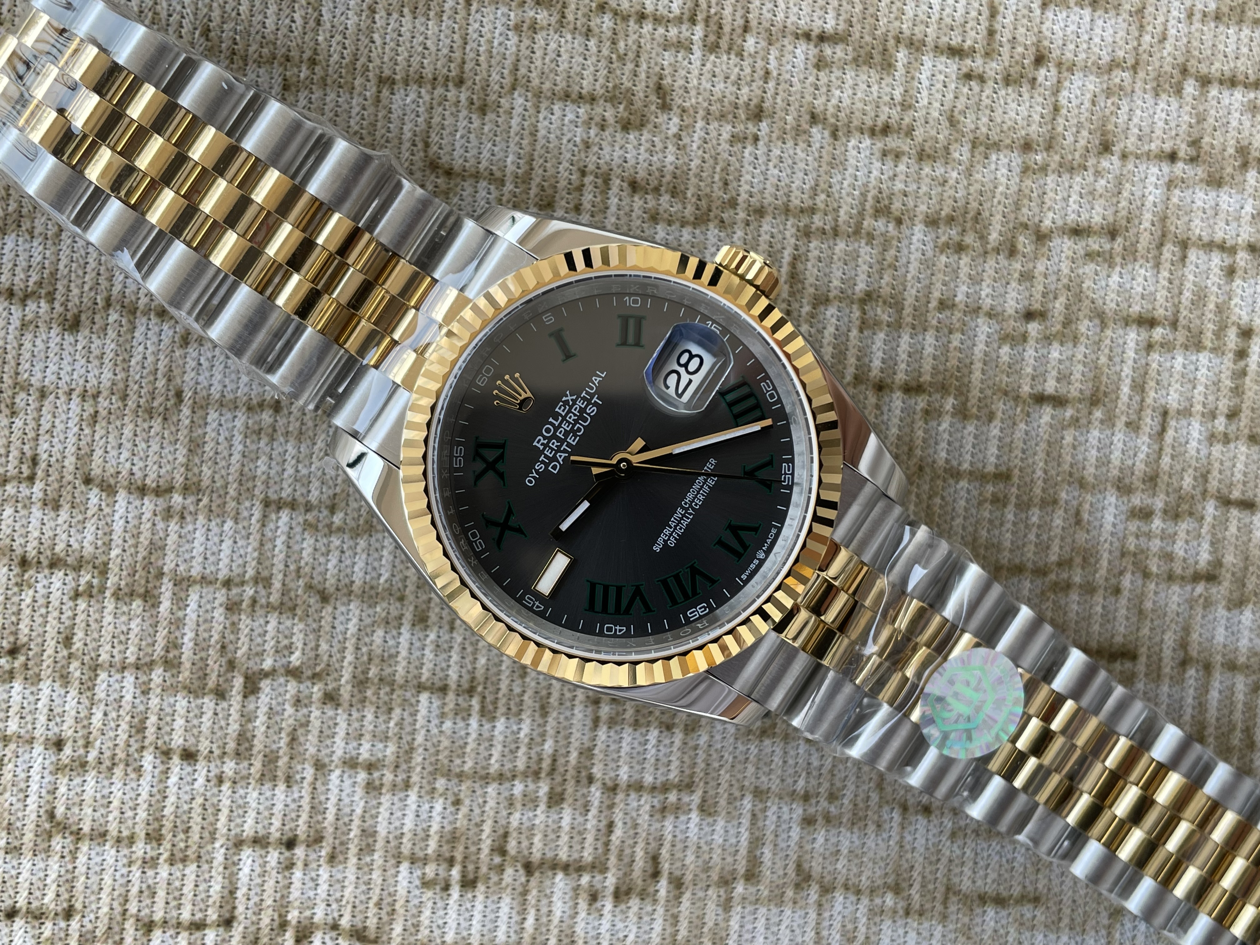 QP공장 롤렉스 데이저스트 126233 36미리 윔블던 옐로우골드 콤비