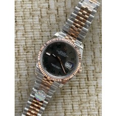 QP공장 롤렉스 데이저스트 36미리 최신형 로즈골드 콤비 그레이 윔블던