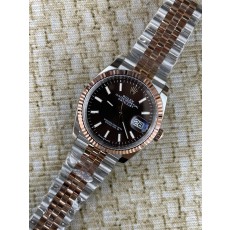 QP공장 롤렉스 데이저스트 36미리 최신형 로즈골드 콤비 초코 바인덱스