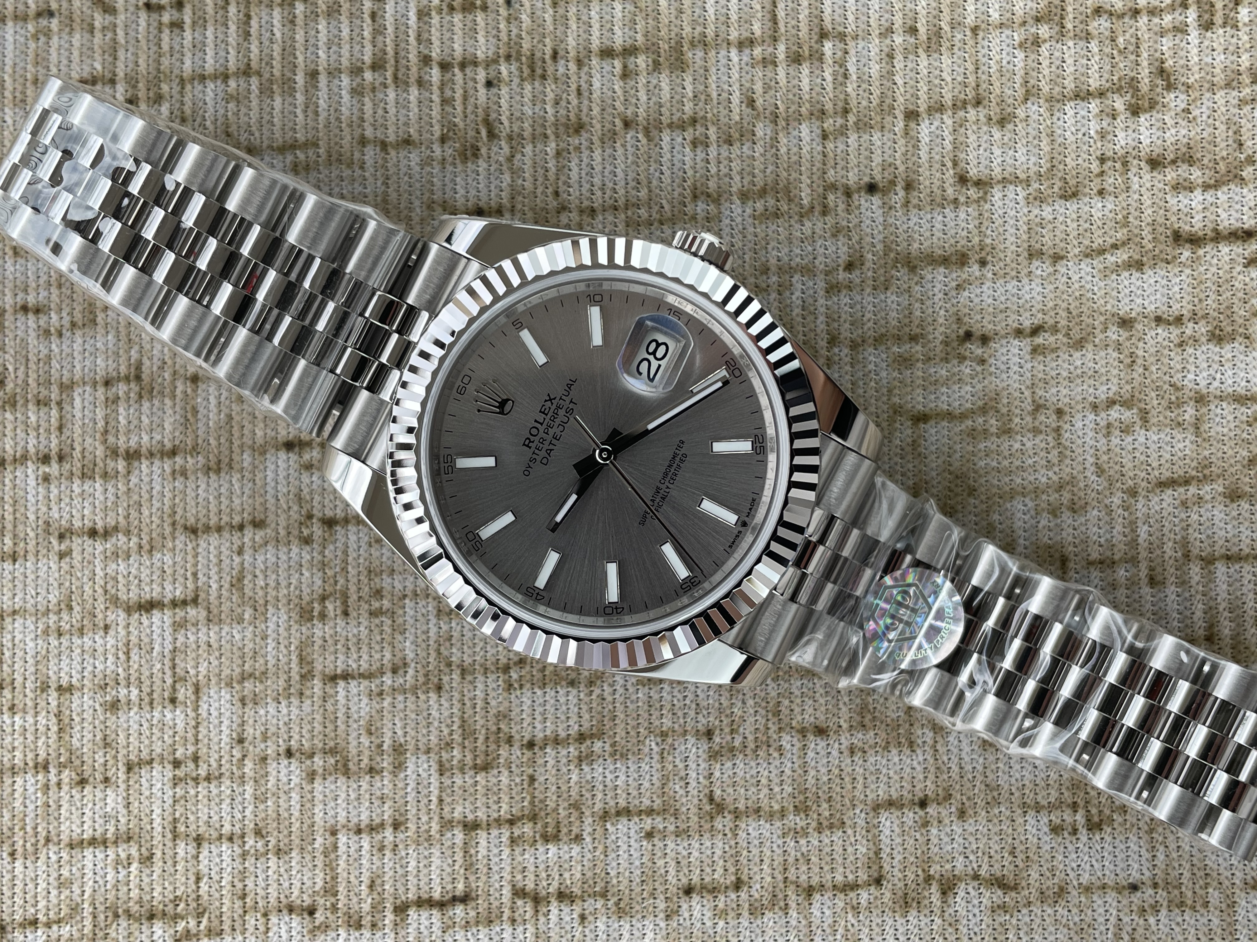 QP공장 롤렉스 데이저스트 126334 41미리 실버다이얼 바인덱스