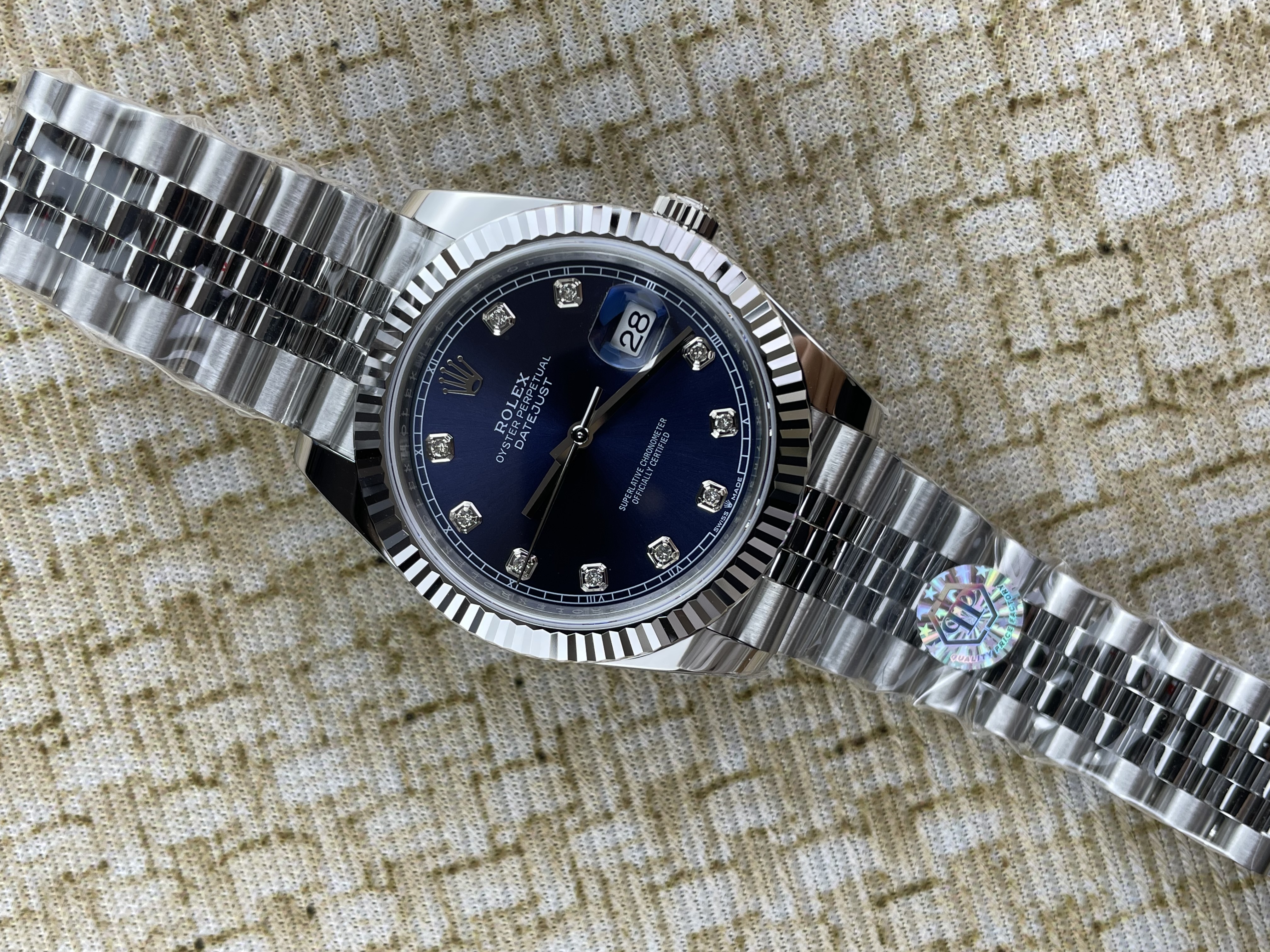 QP공장 롤렉스 데이저스트 41 블루 청텐포 10p 126334