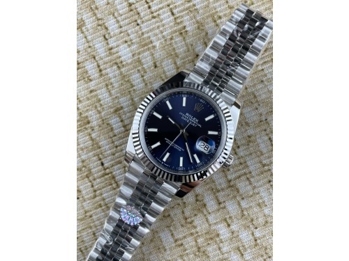 QP공장 롤렉스 데이저스트 41 블루 바 인덱스 126334