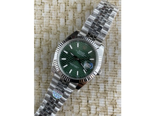 QP공장 롤렉스 데이저스트 126334 41미리 플로트디 모티프 그린바