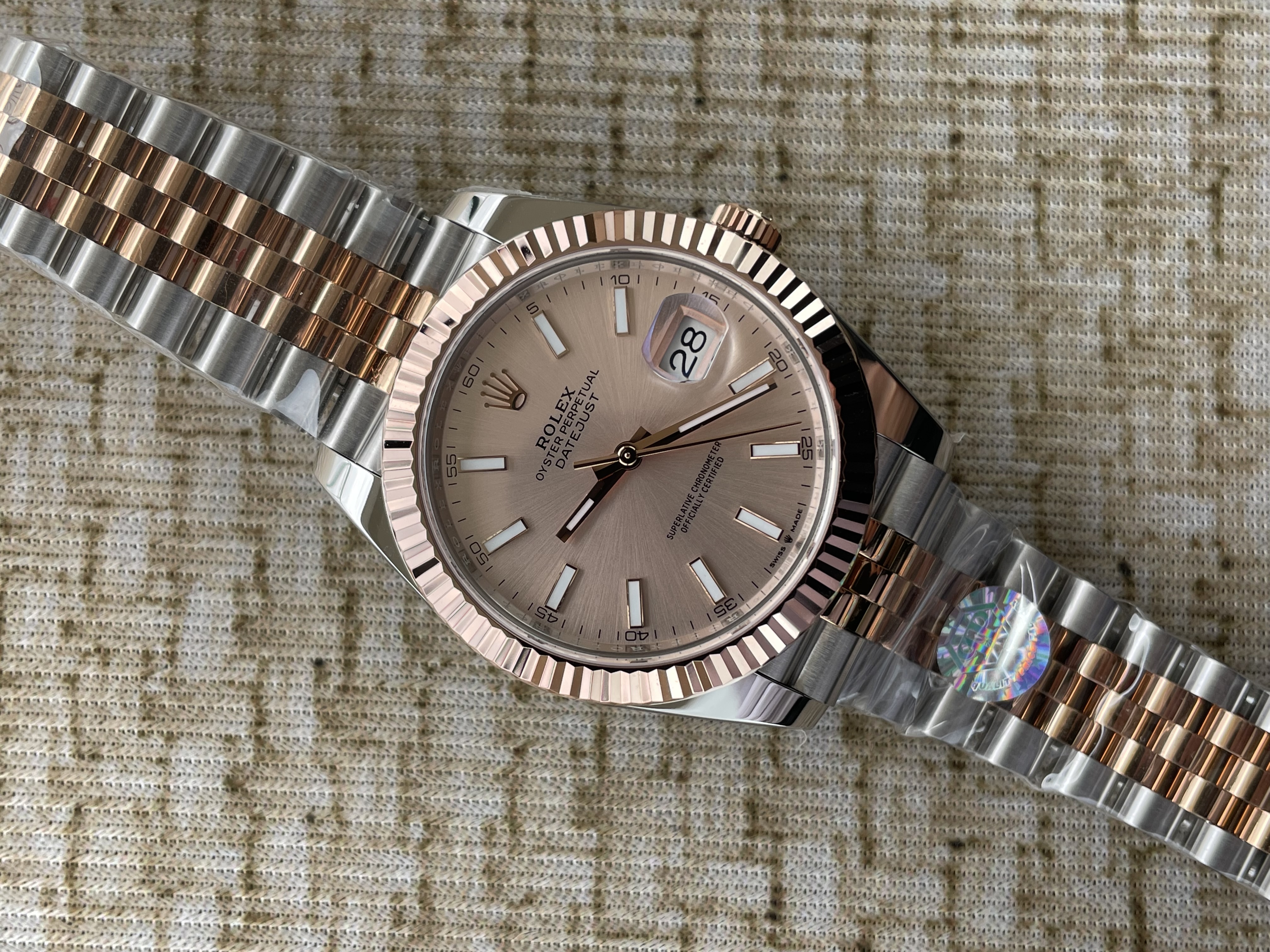 QP공장 롤렉스 데이저스트 126331 41미리 로즈골드 콤비 썬더스트 바인덱스