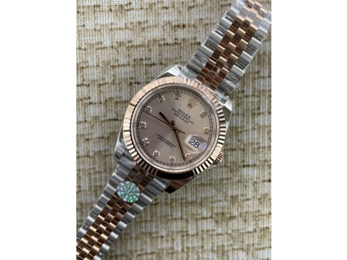 QP공장 롤렉스 데이저스트 126331 41미리 로즈골드 콤비 다이아몬드 인덱스