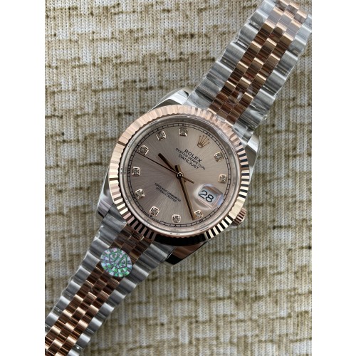 QP공장 롤렉스 데이저스트 126331 41미리 로즈골드 콤비 다이아몬드 인덱스