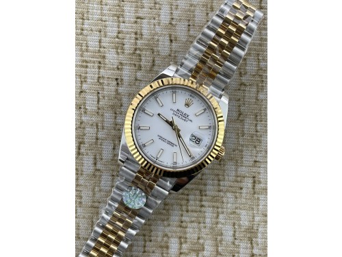 QP공장 롤렉스 데이저스트 126333 41미리 옐로우 골드 콤비 화이트