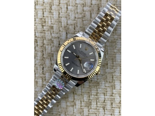 QP공장 롤렉스 데이저스트 126333 41미리 옐로우 골드 콤비 실버 바