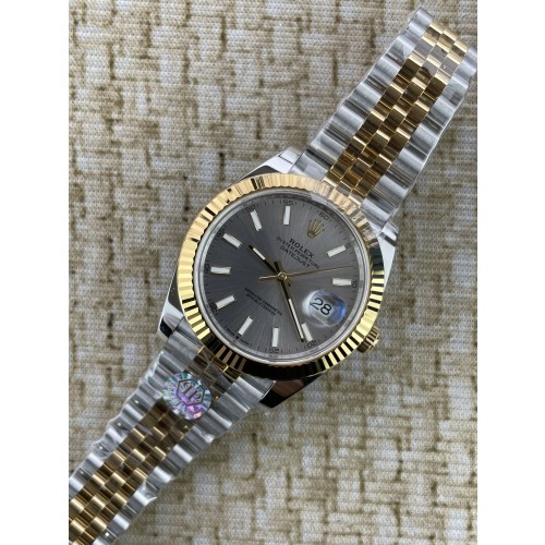 QP공장 롤렉스 데이저스트 126333 41미리 옐로우 골드 콤비 실버 바