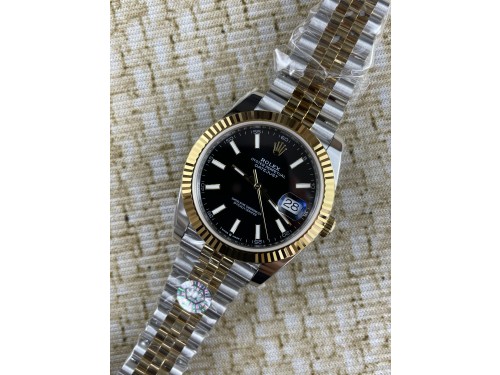 QP공장 롤렉스 데이저스트 126333 41미리 옐로우 골드 콤비 블랙바