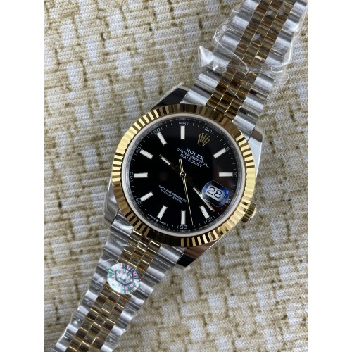 QP공장 롤렉스 데이저스트 126333 41미리 옐로우 골드 콤비 블랙바