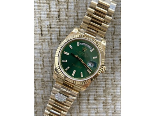 QP공장 롤렉스 롤렉스 데이데이트40 옐로우골드 텅스텐 208~211g로