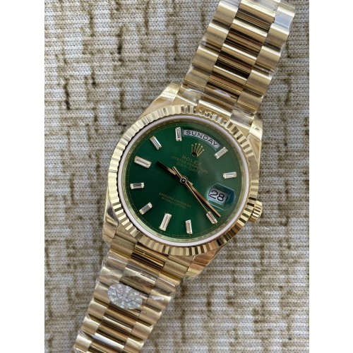QP공장 롤렉스 롤렉스 데이데이트40 옐로우골드 텅스텐 208~211g로