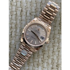 QP공장 롤렉스 데이데이트40 로즈골드 텅스텐 로골바게트다이얼 스틸브레이슬릿 208~211g로