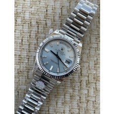 QP공장 롤렉스 데이데이트40 텅스텐 아이스블루바게트다이얼 