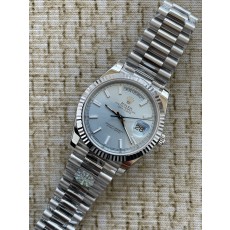 QP공장 롤렉스 데이데이트40 텅스텐 아이스블루다이얼