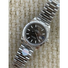 QP공장 롤렉스 데이데이트40 텅스텐 그레이다이얼 