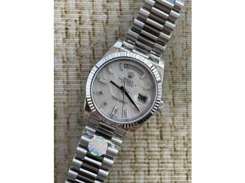 QP공장 롤렉스 데이데이트40 텅스텐 자개바게트다이얼 