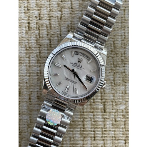 QP공장 롤렉스 데이데이트40 텅스텐 자개바게트다이얼 