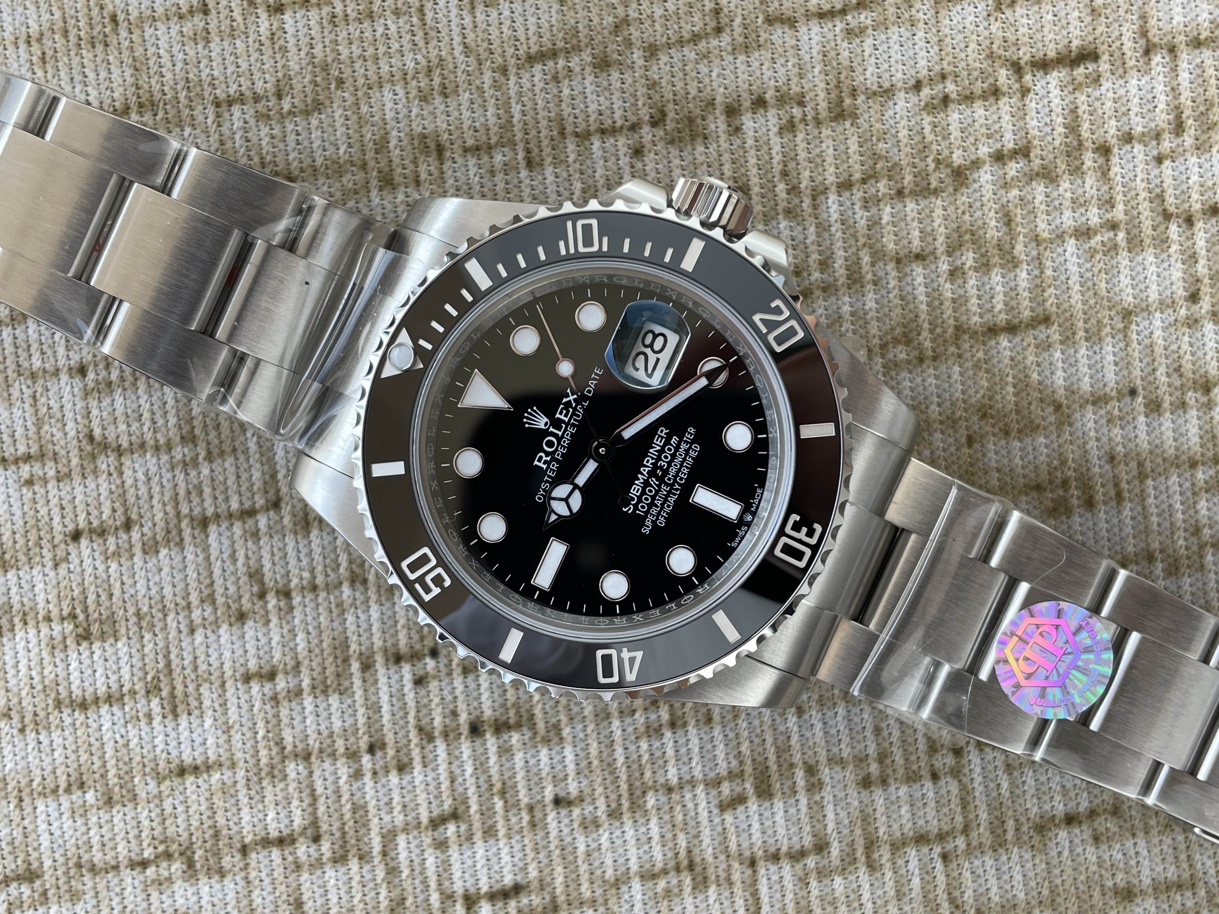 QP공장 롤렉스 서브마리너 신형 41mm 블랙다이얼 블랙세라믹 인서트 최신형