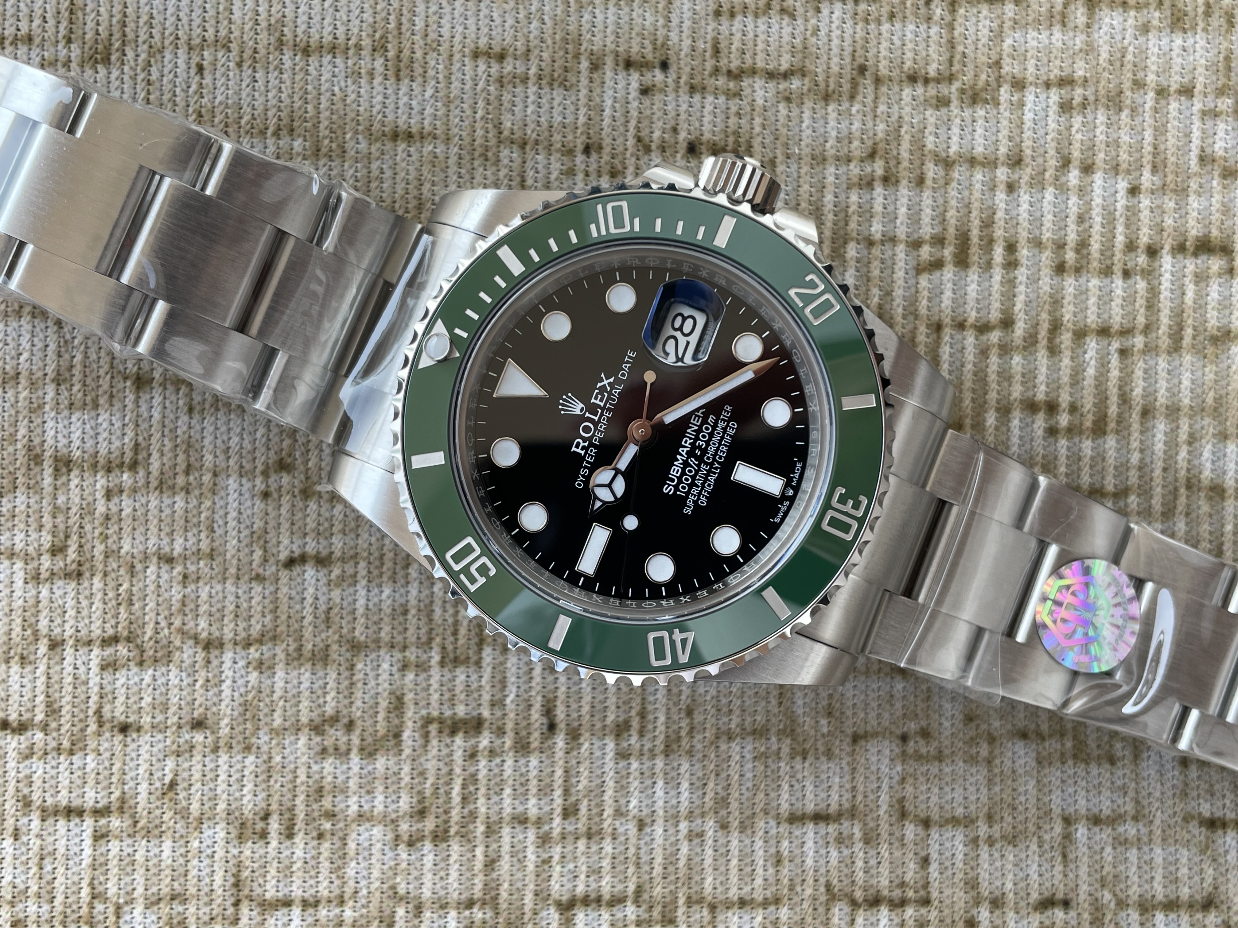 QP공장 롤렉스 서브마리너 신형 41mm 블랙다이얼 그린세라믹 인서트 최신형 스타벅스