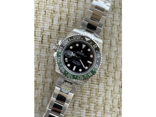 QP공장 롤렉스 지엠티마스터2 블랙 그린인서트 블랙다이얼 오이스터브레이슬릿