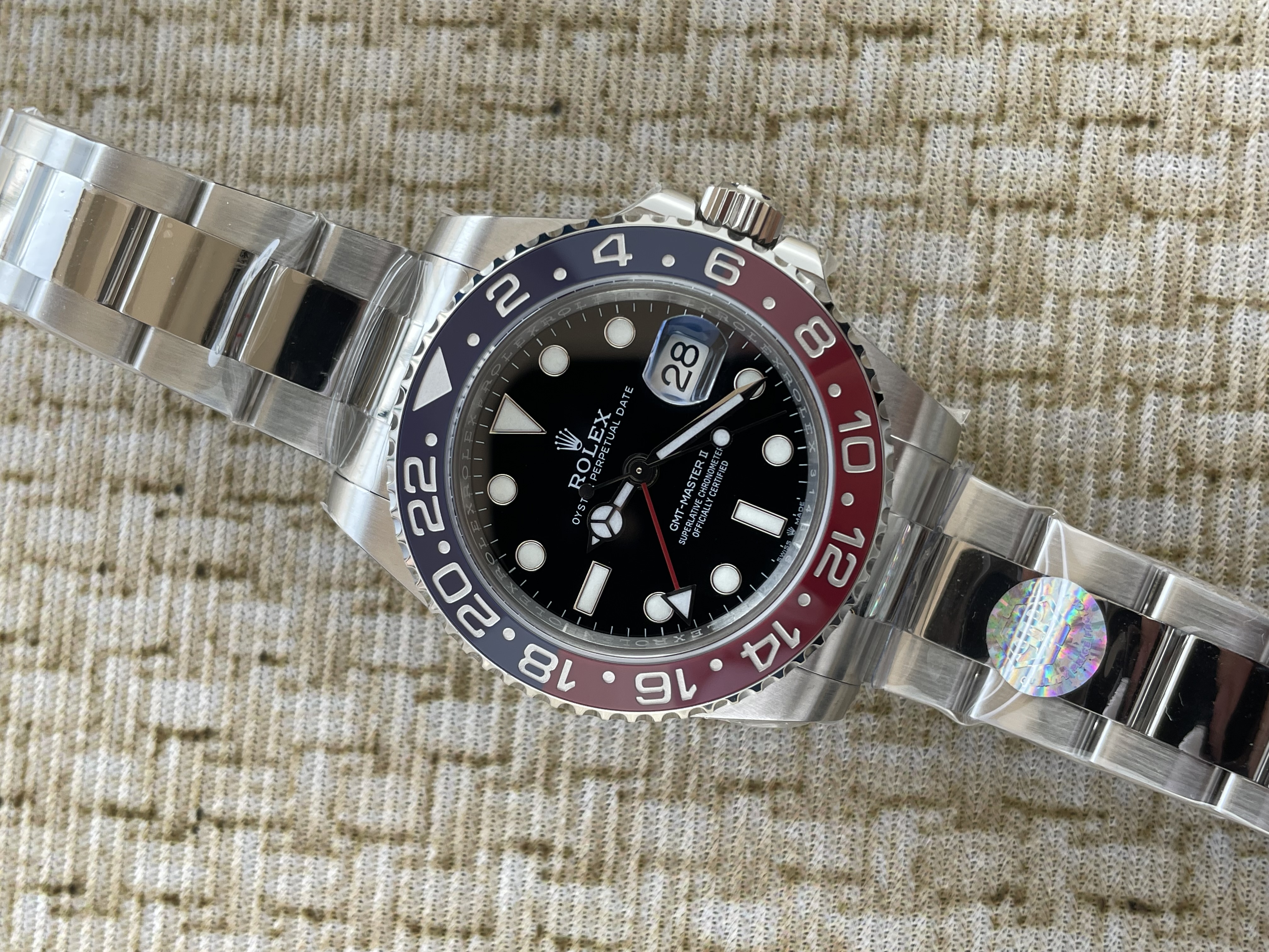 QP공장 롤렉스 GMT마스터2 펩시 오이스터 GMT-Master II 126720 BLRO